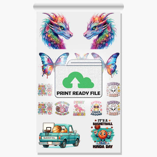 22” Custom DTF Gang Sheet | Upload a Print Ready File